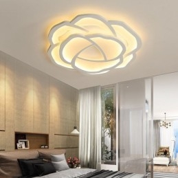 Flush Mount Modern Simple Rose Ακρυλικό Φωτιστικό Οροφής 52cm