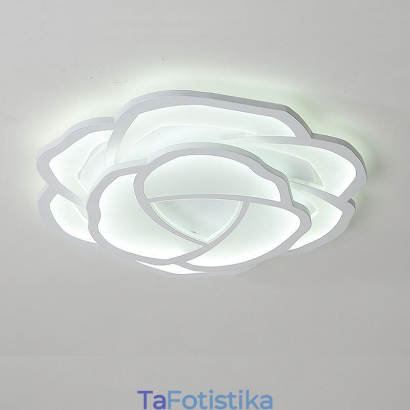 Flush Mount Modern Simple Rose Ακρυλικό Φωτιστικό Οροφής 52cm