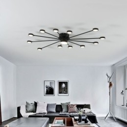 Flush Mount Μοντέρνο Μινιμαλιστικό Φωτιστικό Οροφής Ακρυλικό Φωτιστικό