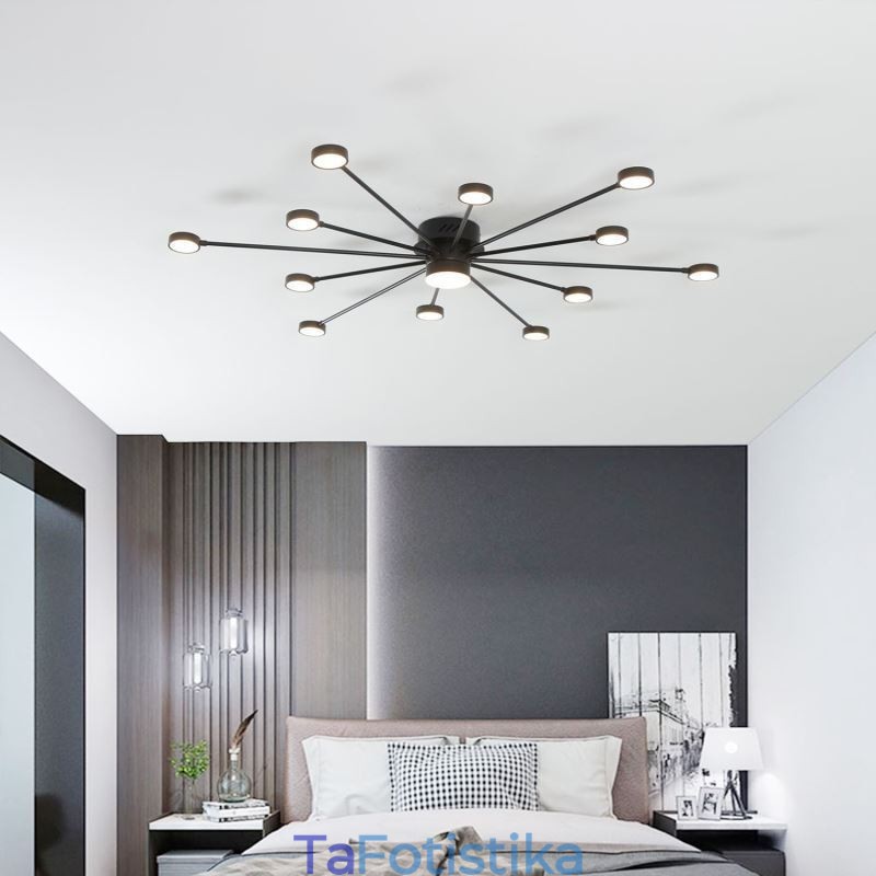 Flush Mount Μοντέρνο Μινιμαλιστικό Φωτιστικό Οροφής Ακρυλικό Φωτιστικό