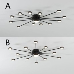 Flush Mount Μοντέρνο Μινιμαλιστικό Φωτιστικό Οροφής Ακρυλικό Φωτιστικό