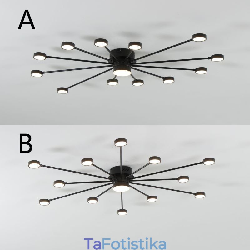 Flush Mount Μοντέρνο Μινιμαλιστικό Φωτιστικό Οροφής Ακρυλικό Φωτιστικό
