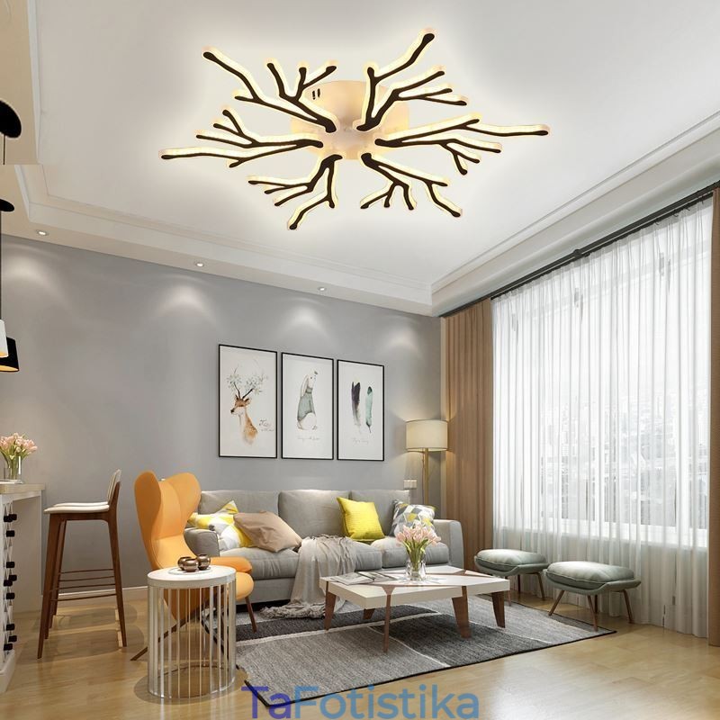 Ακρυλικό Φωτιστικό Οροφής Flush Mount