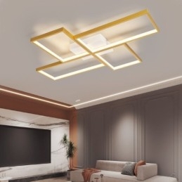 Flush Mount Mosaic Γεωμετρικό τετράγωνο φωτιστικό οροφής