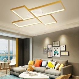 Flush Mount Mosaic Γεωμετρικό τετράγωνο φωτιστικό οροφής