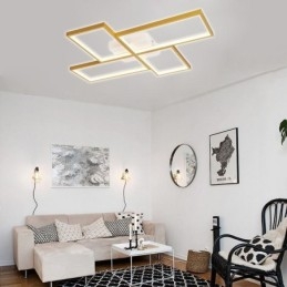 Flush Mount Mosaic Γεωμετρικό τετράγωνο φωτιστικό οροφής