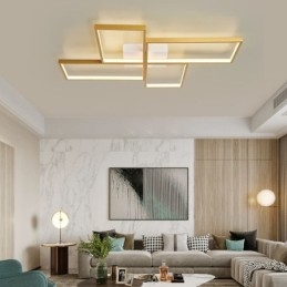 Flush Mount Mosaic Γεωμετρικό τετράγωνο φωτιστικό οροφής