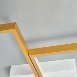 Flush Mount Mosaic Γεωμετρικό τετράγωνο φωτιστικό οροφής