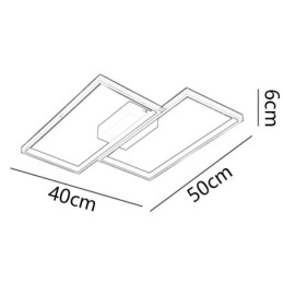 Flush Mount Mosaic γεωμετρικό τετράγωνο φωτιστικό οροφής