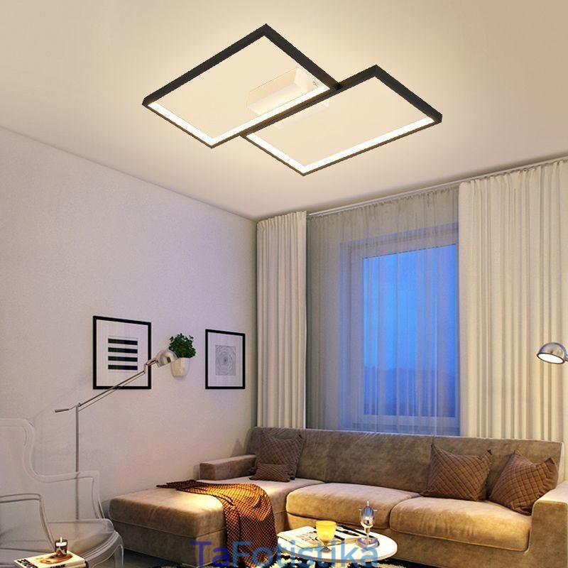 Flush Mount Mosaic γεωμετρικό τετράγωνο φωτιστικό οροφής