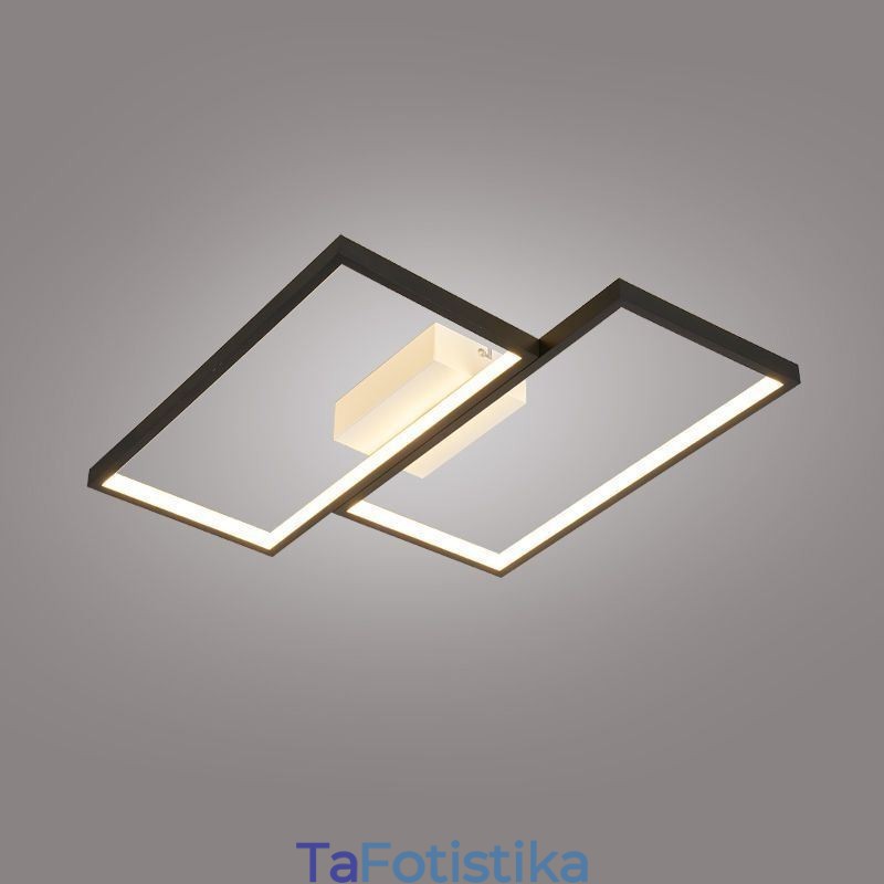 Flush Mount Mosaic γεωμετρικό τετράγωνο φωτιστικό οροφής