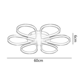 Φωτιστικό οροφής Flush Mount Minimalist Clover