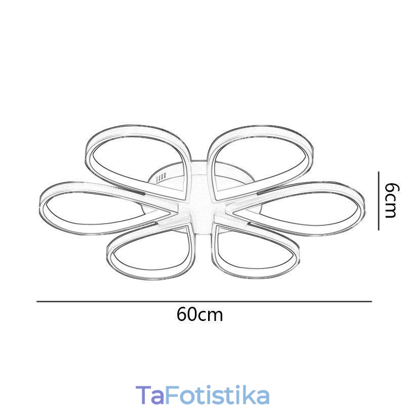 Φωτιστικό οροφής Flush Mount Minimalist Clover