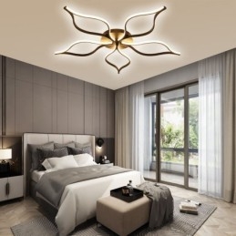 Μινιμαλιστικό Φωτιστικό οροφής Flush Mount με πέντε φύλλα