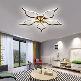 Μινιμαλιστικό Φωτιστικό οροφής Flush Mount με πέντε φύλλα