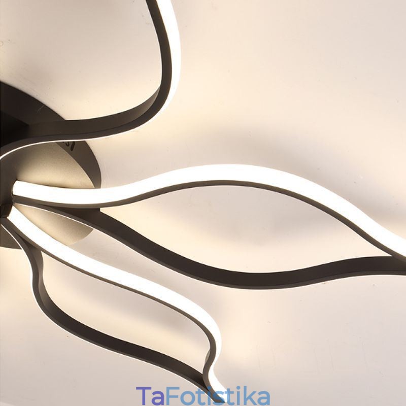 Μινιμαλιστικό Φωτιστικό οροφής Flush Mount με πέντε φύλλα