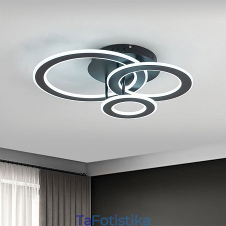 Flush Mount Τριπλό Ακρυλικό Στρογγυλό Φωτιστικό Οροφής Flush Mount Τριπλό Ακρυλικό Στρογγυλό Φωτιστικό Οροφής