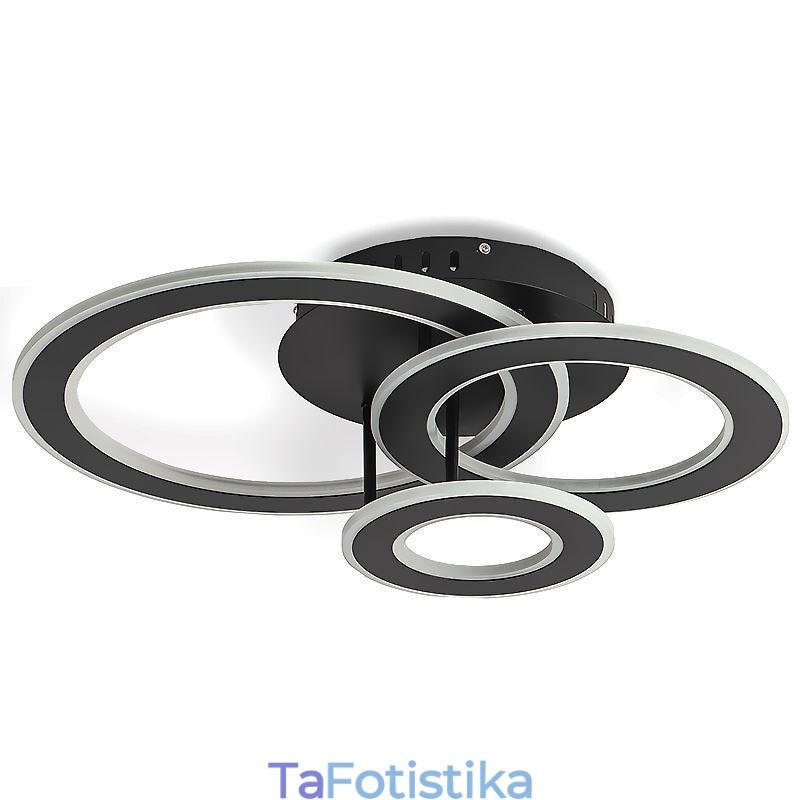 Flush Mount Τριπλό Ακρυλικό Στρογγυλό Φωτιστικό Οροφής