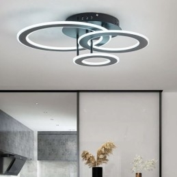 Flush Mount Τριπλό Ακρυλικό Στρογγυλό Φωτιστικό Οροφής
