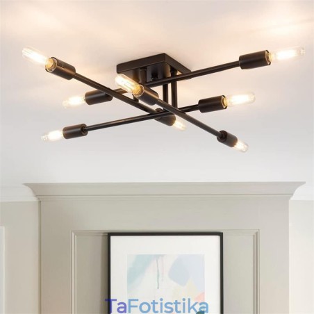 Country Retro Flush Mount Διακοσμητικό Φωτιστικό Οροφής σε αμερικανικό βιομηχανικό στυλ Country Retro Flush Mount Διακοσμητικό Φωτιστικό Οροφής σε αμερικανικό βιομηχανικό στυλ