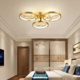 Flush Mount Copper Art Branch Φωτιστικό οροφής Plum Blossom