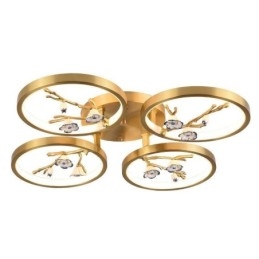 Flush Mount Copper Art Branch Φωτιστικό οροφής Plum Blossom