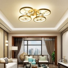 Flush Mount Copper Art Branch Φωτιστικό οροφής Plum Blossom