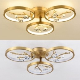 Flush Mount Copper Art Branch Φωτιστικό οροφής Plum Blossom