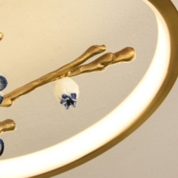 Flush Mount Copper Art Branch Φωτιστικό οροφής Plum Blossom