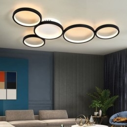 Μοντέρνο Flush Mount Art Φωτιστικό Οροφής Αλουμινίου