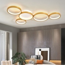 Μοντέρνο Flush Mount Art Φωτιστικό Οροφής Αλουμινίου