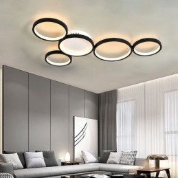 Μοντέρνο Flush Mount Art Φωτιστικό Οροφής Αλουμινίου