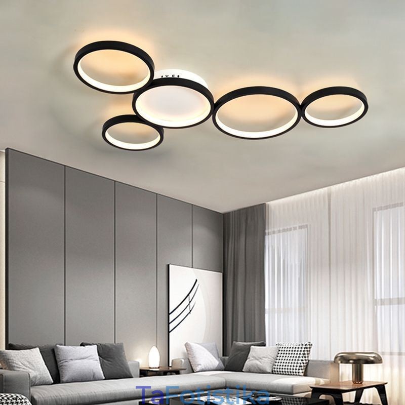 Μοντέρνο Flush Mount Art Φωτιστικό Οροφής Αλουμινίου