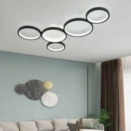 Μοντέρνο Flush Mount Art Φωτιστικό Οροφής Αλουμινίου