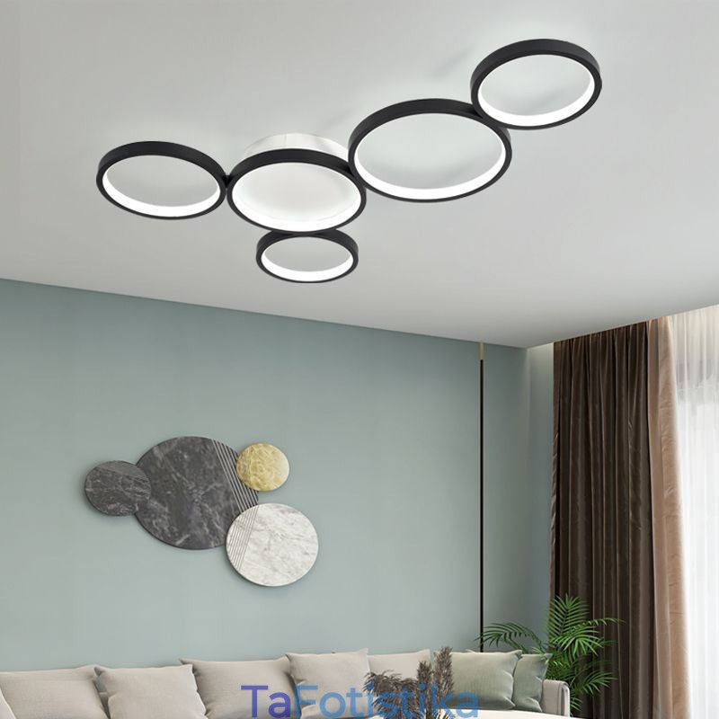 Μοντέρνο Flush Mount Art Φωτιστικό Οροφής Αλουμινίου