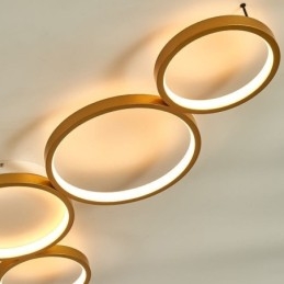 Μοντέρνο Flush Mount Art Φωτιστικό Οροφής Αλουμινίου