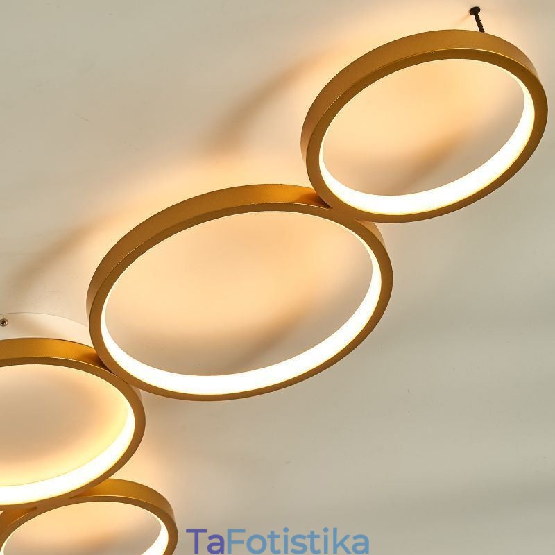 Μοντέρνο Flush Mount Art Φωτιστικό Οροφής Αλουμινίου