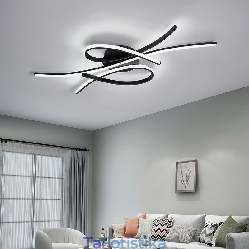 Minimalist Flush Mount Φωτιστικό οροφής από αλουμίνιο Art Butterfly