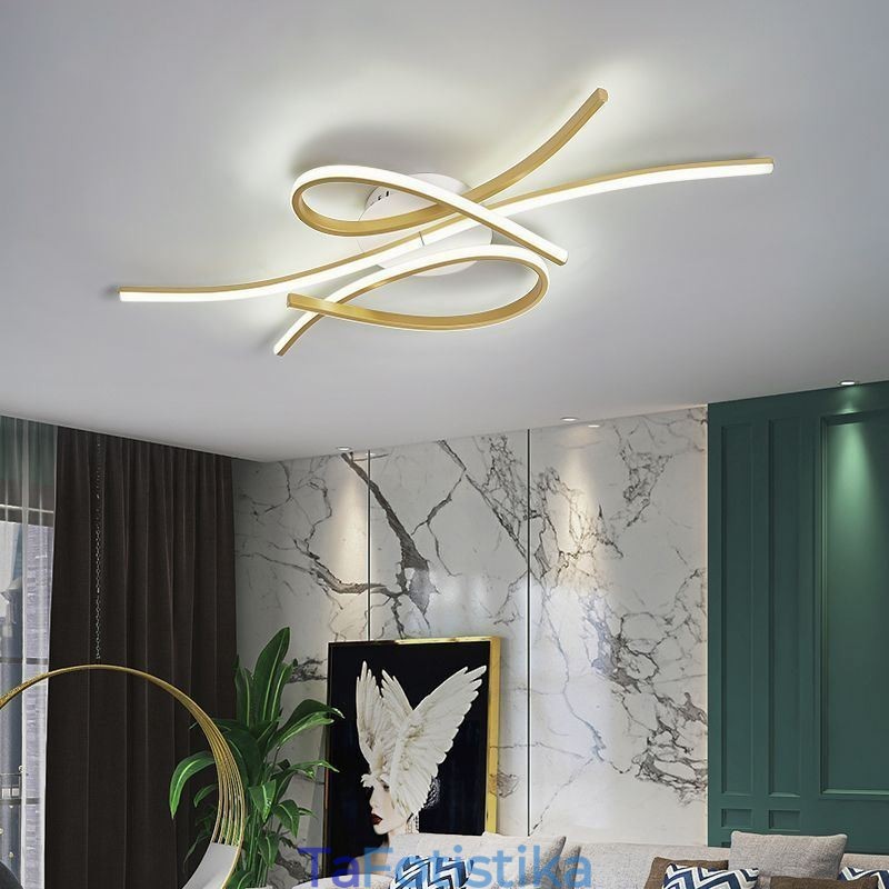 Minimalist Flush Mount Φωτιστικό οροφής από αλουμίνιο Art Butterfly