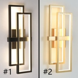 Γεωμετρικό τετράγωνο φωτιστικό οροφής Minimalist Flush Mount Art Aluminium