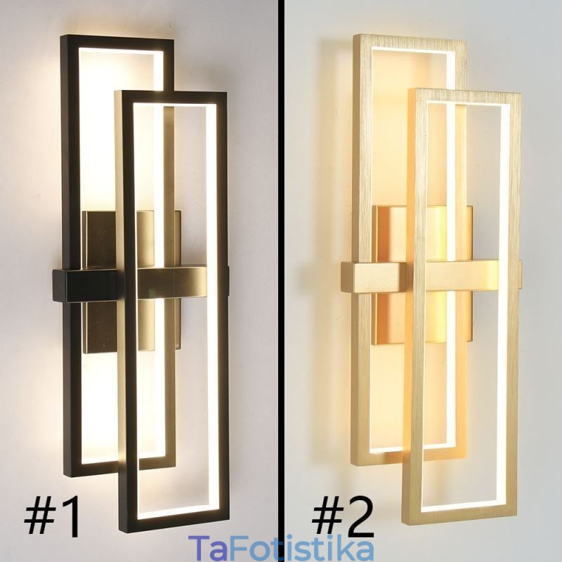 Γεωμετρικό τετράγωνο φωτιστικό οροφής Minimalist Flush Mount Art Aluminium