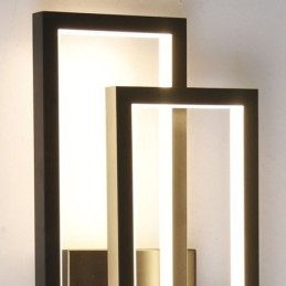 Γεωμετρικό τετράγωνο φωτιστικό οροφής Minimalist Flush Mount Art Aluminium