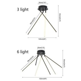 Φωτιστικό οροφής Creative Flush Mount Aluminium Art Windmill