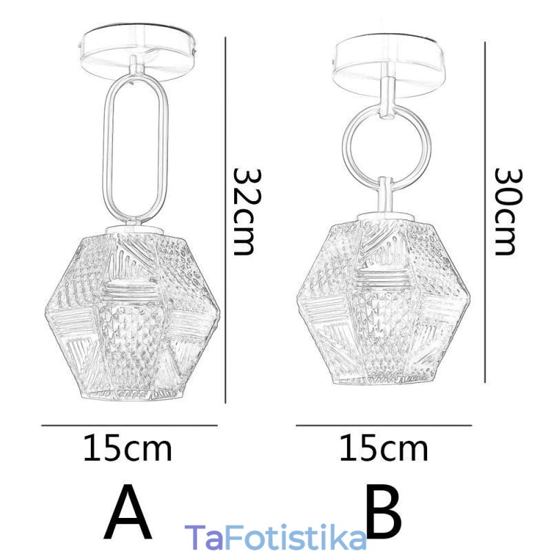 Μοντέρνο Flush Mount Glass Φωτισμός Σπιτιού Δημιουργικό Φωτιστικό Οροφής