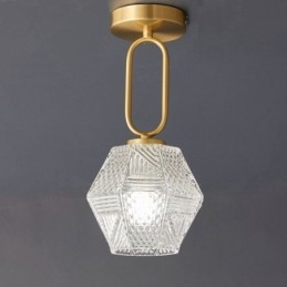 Μοντέρνο Flush Mount Glass Φωτισμός Σπιτιού Δημιουργικό Φωτιστικό Οροφής