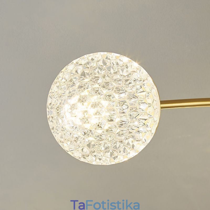 Διακοσμητικό φωτιστικό μοντέρνο Flush Mount Golden Tailing Light