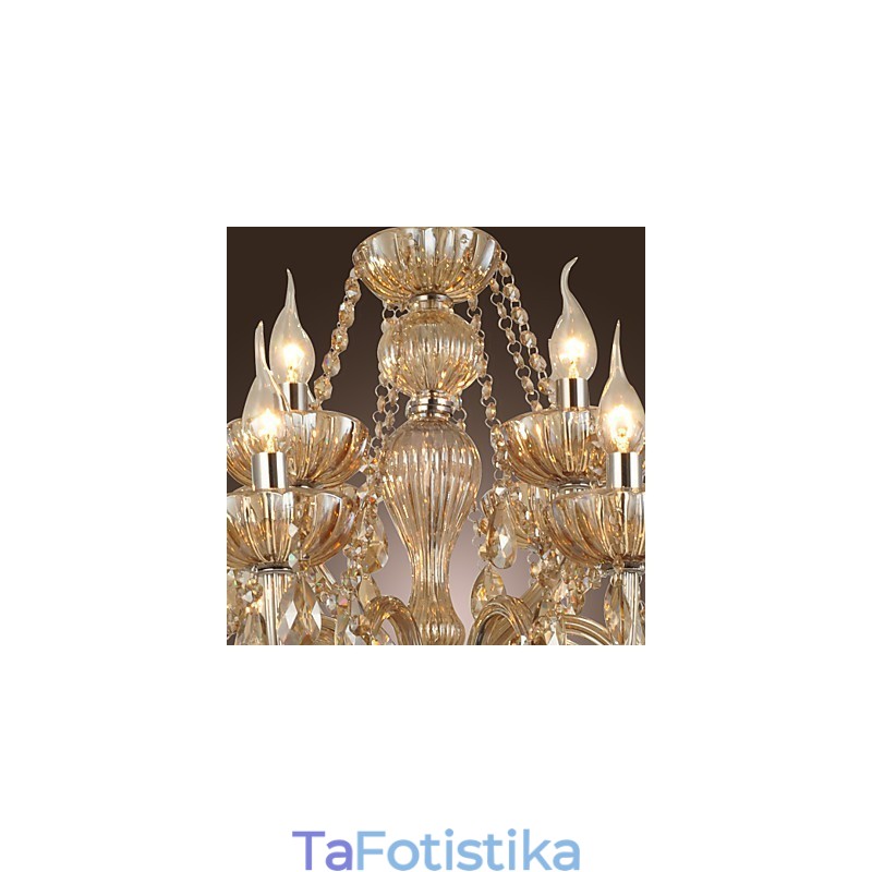 Chandelier Crystal Luxury Modern 2 Tiers Living 12 Lights