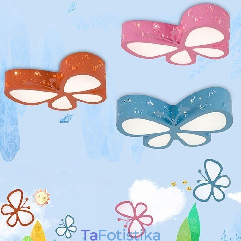 Σύγχρονο μεταλλικό εξάρτημα οροφής Butterfly Flush Mount