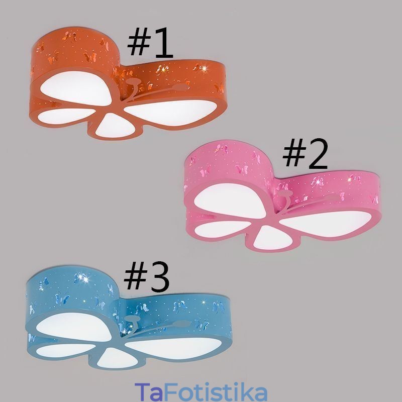 Σύγχρονο μεταλλικό εξάρτημα οροφής Butterfly Flush Mount