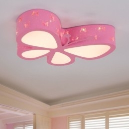 Σύγχρονο μεταλλικό εξάρτημα οροφής Butterfly Flush Mount